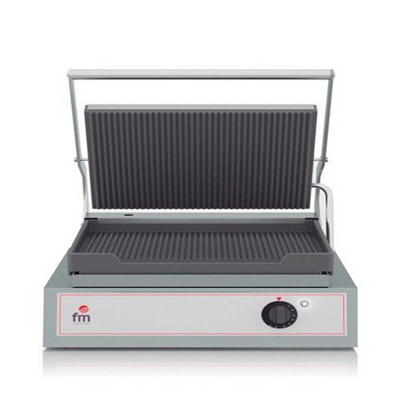 Plancha eléctrica acanalada hierro fundido FM GR1