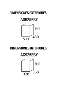 Imagen de Horno Microondas SAVEMAH AG925EBY