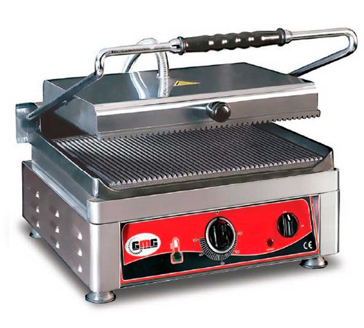 Plancha eléctrica acanalada hierro fundido KG2525 E