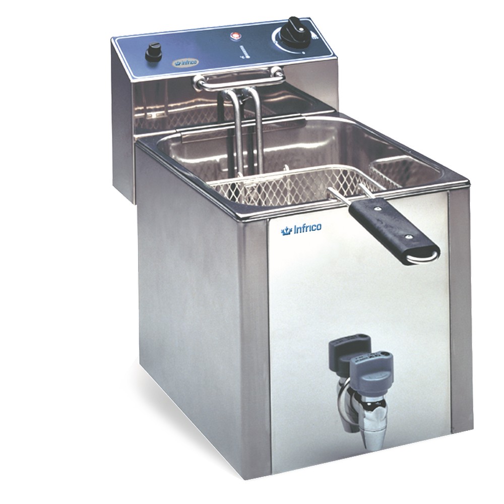 Freidora electrica Infrico FR10L GT 10 Litros. Trifásica.
