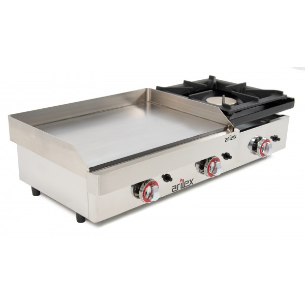Plancha a gas de acero 15 mm ARILEX 100PGRF