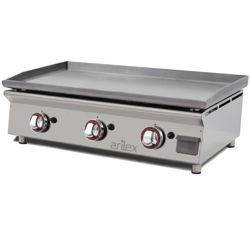 Plancha a gas de acero 6 mm ARILEX 80PGLN