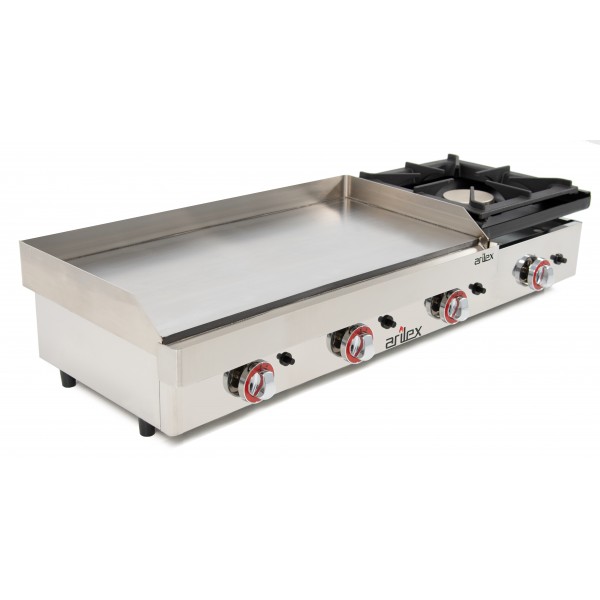 Plancha a gas de acero 15 mm ARILEX 120PGRF