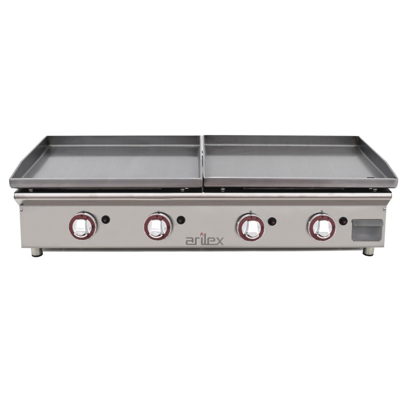 Plancha a gas de acero 6 mm ARILEX 6060PGLLN